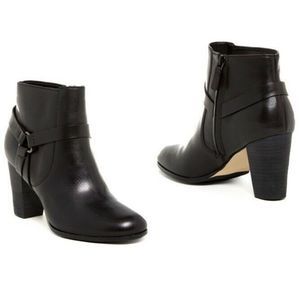 Leather Calixta Heeled Western Bootie Harness